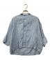 MACPHEE（マカフィー）の古着「リネンシャーティング クロップドシャツ」｜ブルー