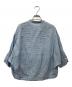 MACPHEE (マカフィー) リネンシャーティング クロップドシャツ ブルー サイズ:36 未使用品：9000円