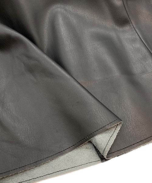 upper hights（アッパーハイツ）upper hights (アッパーハイツ) エコレザースカート ブラック サイズ:1の古着・服飾アイテム