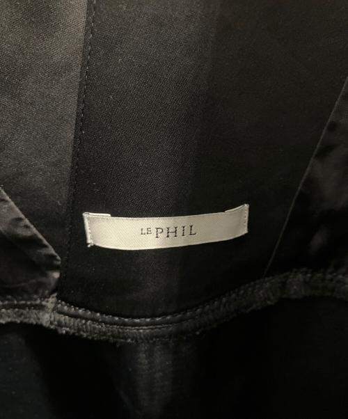 LE PHIL（ル フィル）LE PHIL (ル フィル) サテンコンビデニムワンピース ネイビー サイズ:1の古着・服飾アイテム