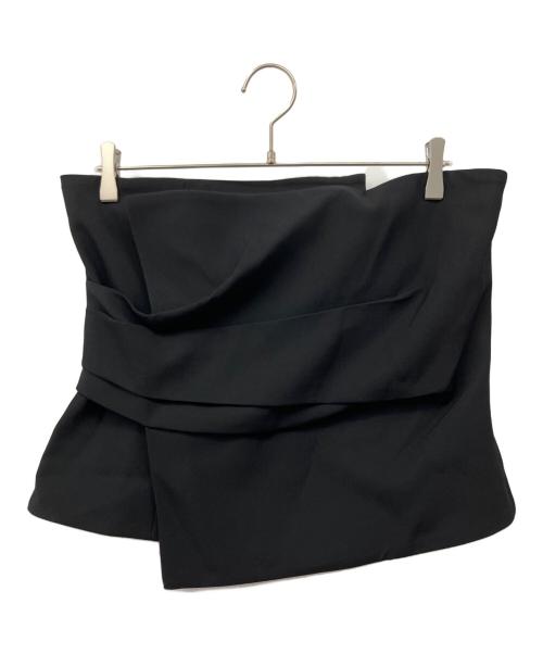esteta（エステータ）esteta (エステータ) ハードギャバジンビスチェ ブラック サイズ:44の古着・服飾アイテム