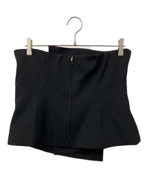 esteta（エステータ）esteta (エステータ) ハードギャバジンビスチェ ブラック サイズ:44の古着・服飾アイテム