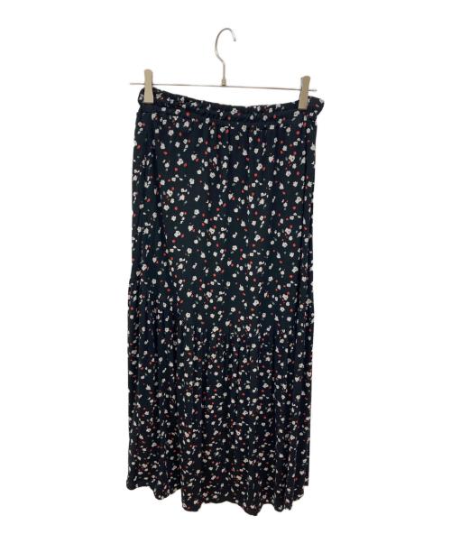 THREE DOTS（スリードッツ）THREE DOTS (スリードッツ) トラベルライン ハイロースカート ブラック サイズ:Mの古着・服飾アイテム