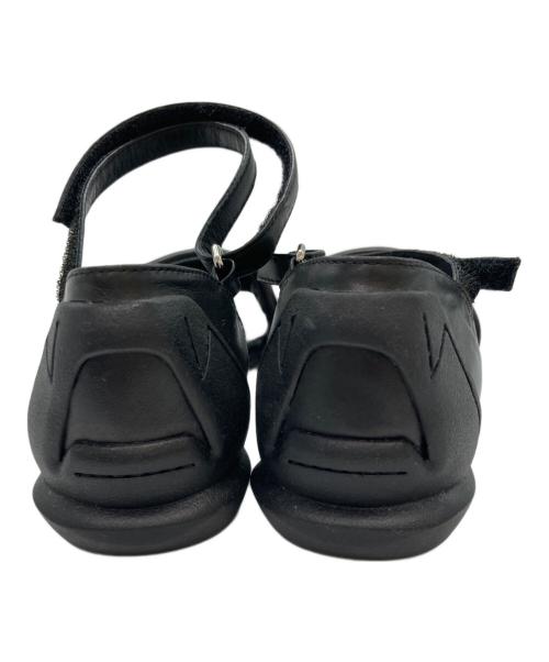 SHISEI（シセイ）SHISEI (シセイ) パデッドサンダル ブラック サイズ:36の古着・服飾アイテム