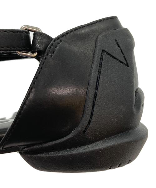 SHISEI（シセイ）SHISEI (シセイ) パデッドサンダル ブラック サイズ:36の古着・服飾アイテム