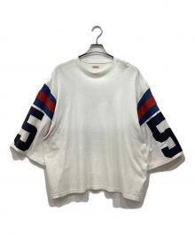 KAPITAL（キャピタル）の古着「Huge Football Jersey Tee」｜ホワイト