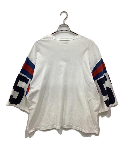 KAPITAL（キャピタル）KAPITAL (キャピタル) Huge Football Jersey Tee ホワイト サイズ:1の古着・服飾アイテム