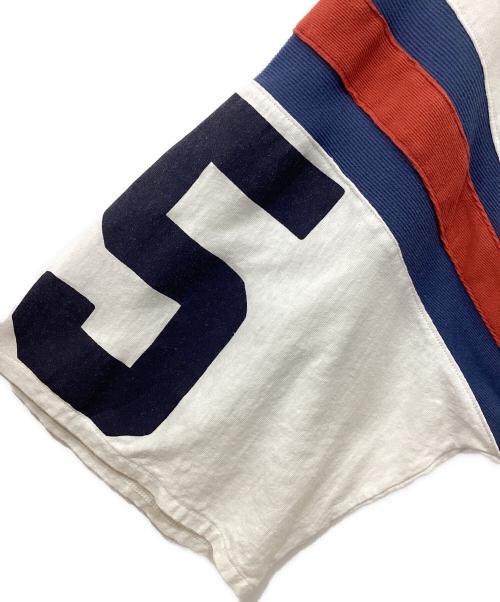 KAPITAL（キャピタル）KAPITAL (キャピタル) Huge Football Jersey Tee ホワイト サイズ:1の古着・服飾アイテム