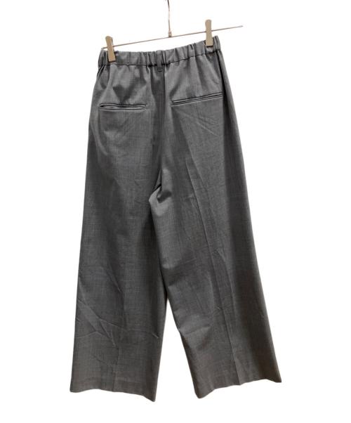 FRAMeWORK（フレームワーク）FRAMeWORK (フレームワーク) ウォッシャブルTWタックワイドパンツ グレー サイズ:36の古着・服飾アイテム