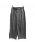FRAMeWORK（フレームワーク）の古着「ウォッシャブルTWタックワイドパンツ」｜グレー