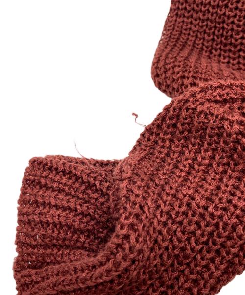 SLOWEAR（スロウウェア）SLOWEAR (スロウウェア) ニット ブラウン サイズ:Sの古着・服飾アイテム