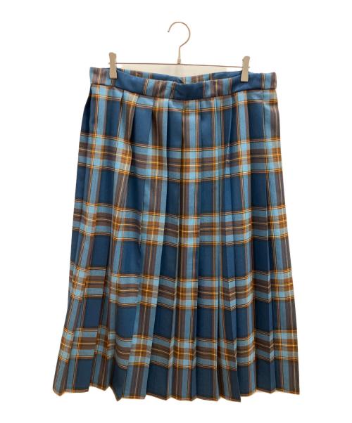 O'NEIL OF DUBLIN（オニールオブダブリン）O'NEIL OF DUBLIN (オニールオブダブリン) プリーツスカート ブルー サイズ:SIZE Freeの古着・服飾アイテム