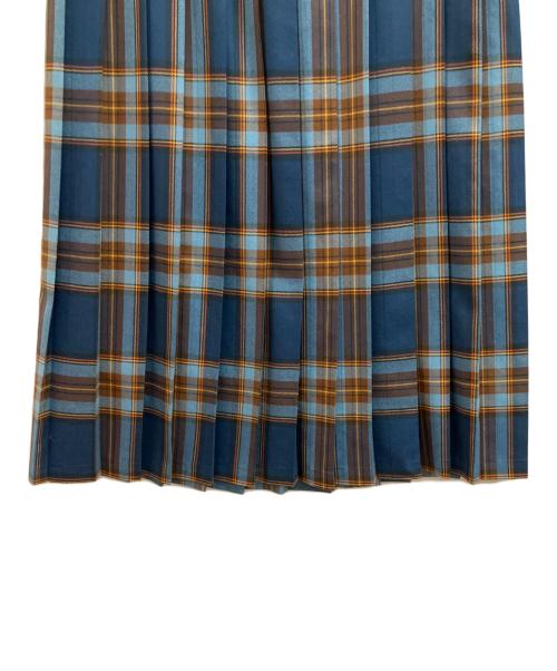 O'NEIL OF DUBLIN（オニールオブダブリン）O'NEIL OF DUBLIN (オニールオブダブリン) プリーツスカート ブルー サイズ:SIZE Freeの古着・服飾アイテム