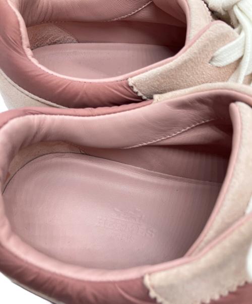HERMES（エルメス）HERMES (エルメス) Bouncing sneaker ピンク サイズ:37の古着・服飾アイテム