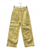 chimalaチマラ）の古着「ワークパンツ」｜イエロー