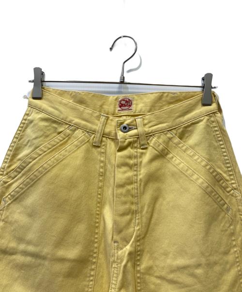chimala（チマラ）chimala (チマラ) ワークパンツ イエロー サイズ:Sの古着・服飾アイテム
