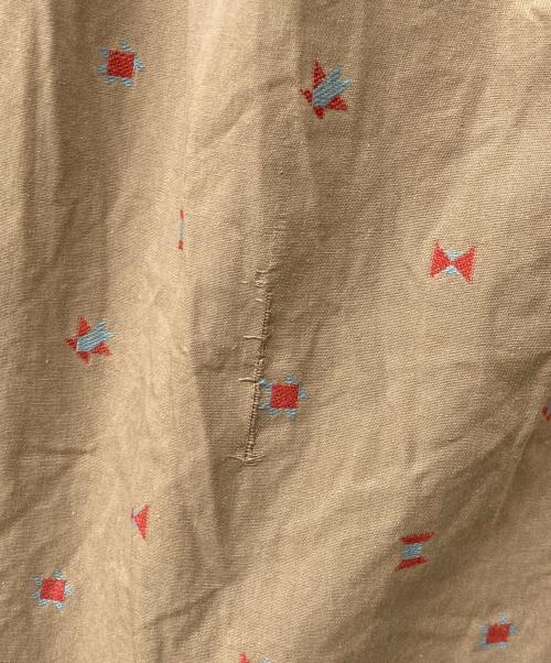 homspun（ホームスパン）homspun (ホームスパン) カットジャガード バックギャザースカート ブラウン サイズ:Mの古着・服飾アイテム