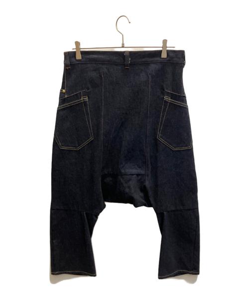 FUMITO GANRYU（フミトガンリュウ）FUMITO GANRYU (フミトガンリュウ) 3Dカット5ポケットサルエルデニム インディゴ サイズ:2の古着・服飾アイテム