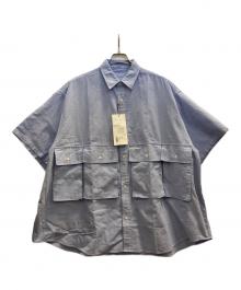 FreshService（フレッシュサービス）の古着「OXFORD FLAP POCKET S/S SHIRT」｜ブルー