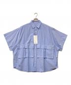 FreshServiceフレッシュサービス）の古着「OXFORD FLAP POCKET S/S SHIRT」｜ブルー