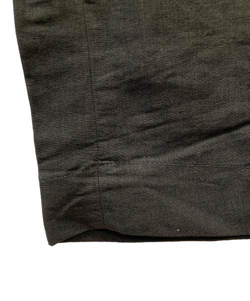 Handwerker（ハンドベーカー）Handwerker (ハンドベーカー) ワイドリネントラウザー ブラック サイズ:Lの古着・服飾アイテム