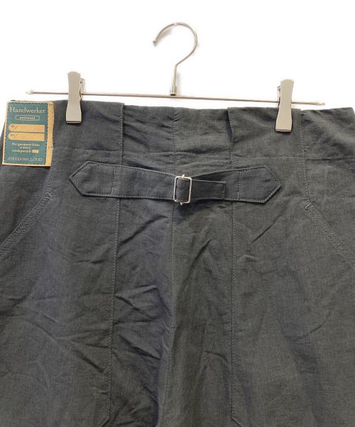 Handwerker（ハンドベーカー）Handwerker (ハンドベーカー) ワイドリネントラウザー ブラック サイズ:Lの古着・服飾アイテム