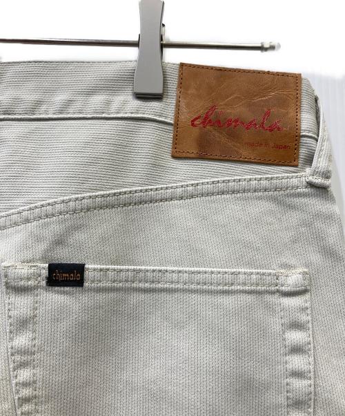 chimala（チマラ）chimala (チマラ) コットンピケパンツ アイボリー サイズ:W26の古着・服飾アイテム