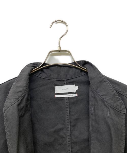 Graphpaper（グラフペーパー）Graphpaper (グラフペーパー) 24SS Cotton Linen Moleskin Overdyed Kung-Fu Coat ブラック サイズ:2の古着・服飾アイテム