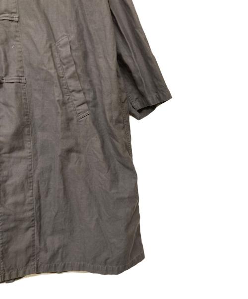 Graphpaper（グラフペーパー）Graphpaper (グラフペーパー) 24SS Cotton Linen Moleskin Overdyed Kung-Fu Coat ブラック サイズ:2の古着・服飾アイテム
