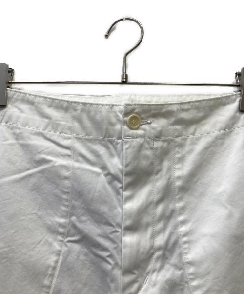 homspun（ホームスパン）homspun (ホームスパン) コットンウェザー前後配色パンツ ホワイト×ベージュ サイズ:Lの古着・服飾アイテム