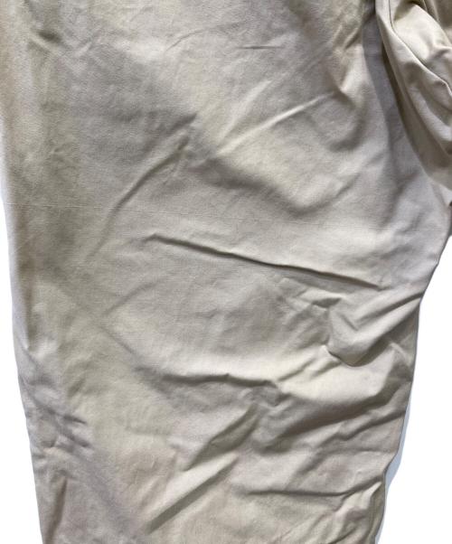 homspun（ホームスパン）homspun (ホームスパン) コットンウェザー前後配色パンツ ホワイト×ベージュ サイズ:Lの古着・服飾アイテム