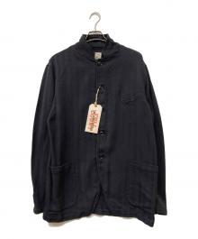 FULLCOUNT（フルカウント）の古着「Cotton Herringbone Jacket」｜チャコールグレー