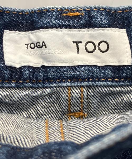 TOGA TOO（トーガ・トゥ）TOGA TOO (トーガ・トゥ) SUSPENDERS DENIM DRESS ブルー サイズ:Ｓの古着・服飾アイテム