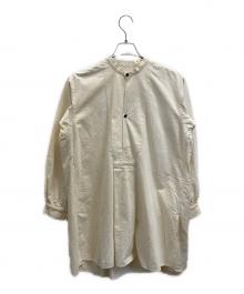 OUTIL（ウティ）の古着「CHEMISIER FELINES」｜アイボリー