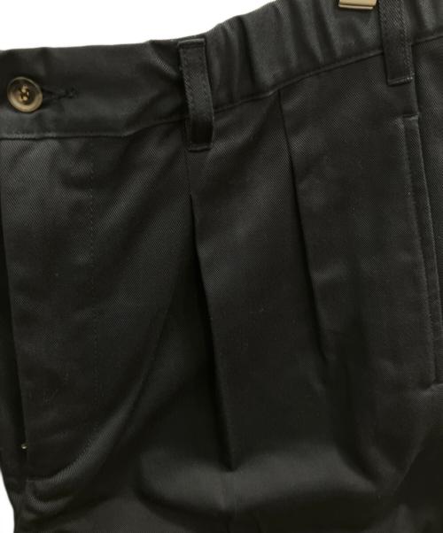 TapWater（タップウォーター）TapWater (タップウォーター) Cotton Chino Tuck Trousers ネイビー サイズ:36の古着・服飾アイテム