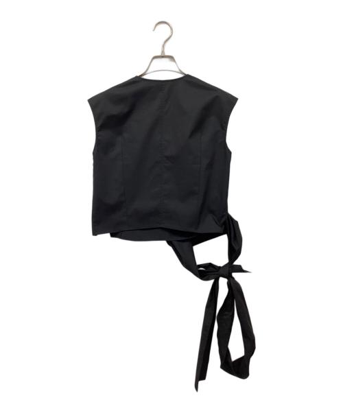 BEIGE（ベイジ）BEIGE (ベイジ) HYDRANGEA / カシュクールブラウス ブラック サイズ:2 未使用品の古着・服飾アイテム