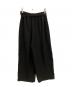 ENFOLD (エンフォルド) BELT WIDE-TROUSERS ブラック サイズ:38：16000円
