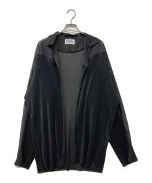todo kotohayokozawa（トゥードゥー コトハヨコザワ）の古着「プリーツシャツジャケット」｜ブラック