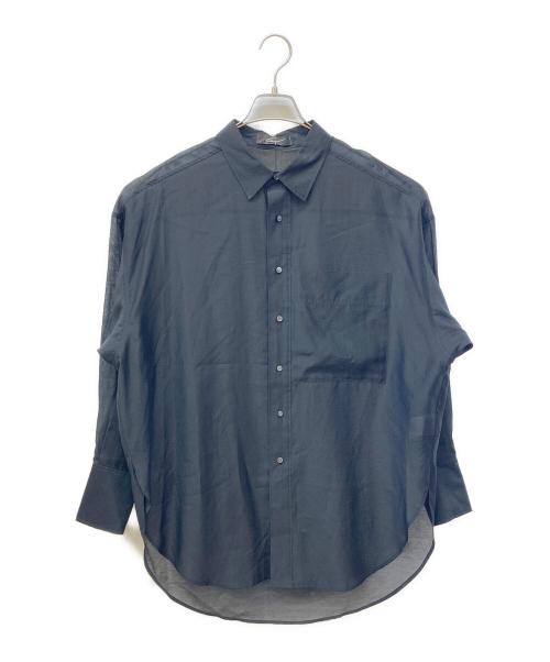 STUNNING LURE（スタニングルアー）STUNNING LURE (スタニングルアー) ロングシアーシャツ ブラック サイズ:Mの古着・服飾アイテム