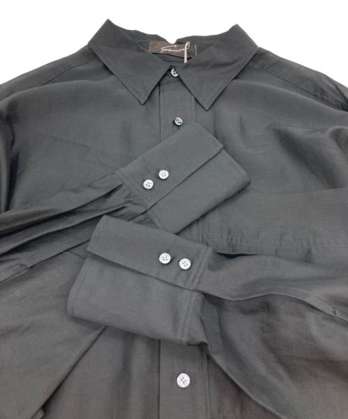 STUNNING LURE（スタニングルアー）STUNNING LURE (スタニングルアー) ロングシアーシャツ ブラック サイズ:Mの古着・服飾アイテム