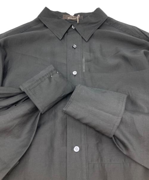 STUNNING LURE（スタニングルアー）STUNNING LURE (スタニングルアー) ロングシアーシャツ ブラック サイズ:Mの古着・服飾アイテム