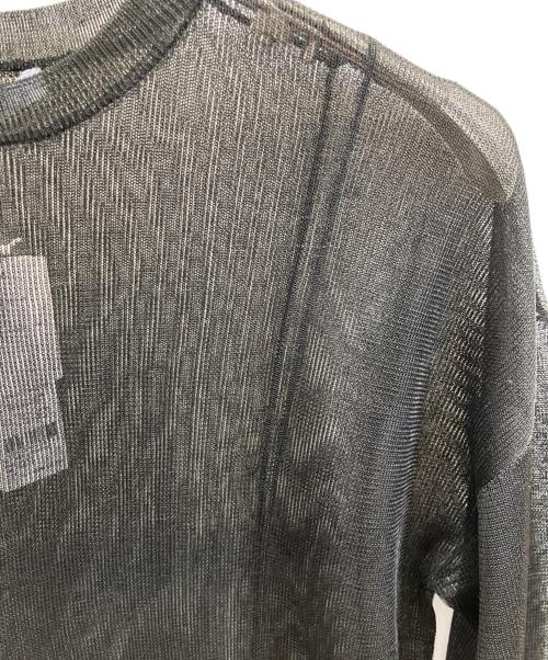 UN3D.（アンスリード）UN3D. (アンスリード) SHEER KT TOP ブラック サイズ:38の古着・服飾アイテム