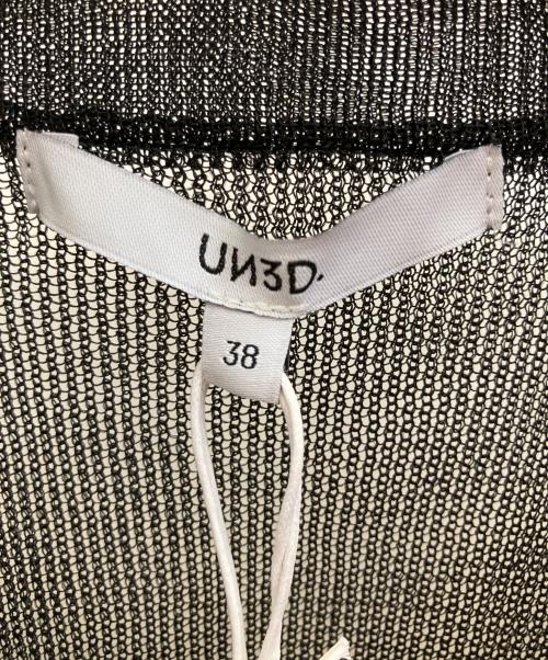 UN3D.（アンスリード）UN3D. (アンスリード) SHEER KT TOP ブラック サイズ:38の古着・服飾アイテム