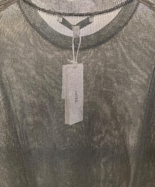 UN3D.（アンスリード）UN3D. (アンスリード) SHEER KT TOP ブラック サイズ:38の古着・服飾アイテム