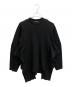 UN3D.（アンスリード）の古着「コクーンスリーブデザインニット」｜ブラック