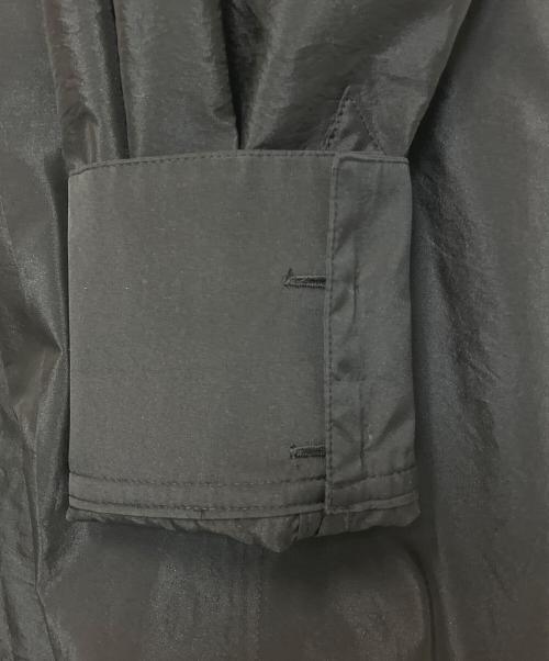 ASTRAET（アストラット）ASTRAET (アストラット) タフタ レギュラーカラー ロングシャツ ブラック サイズ:不明の古着・服飾アイテム