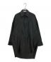 ASTRAET（アストラット）の古着「タフタ レギュラーカラー ロングシャツ」｜ブラック