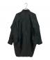ASTRAET (アストラット) タフタ レギュラーカラー ロングシャツ ブラック サイズ:不明：9000円