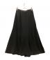 ENFOLD（エンフォルド）の古着「RANDOM-HEM SKIRT」｜ブラック
