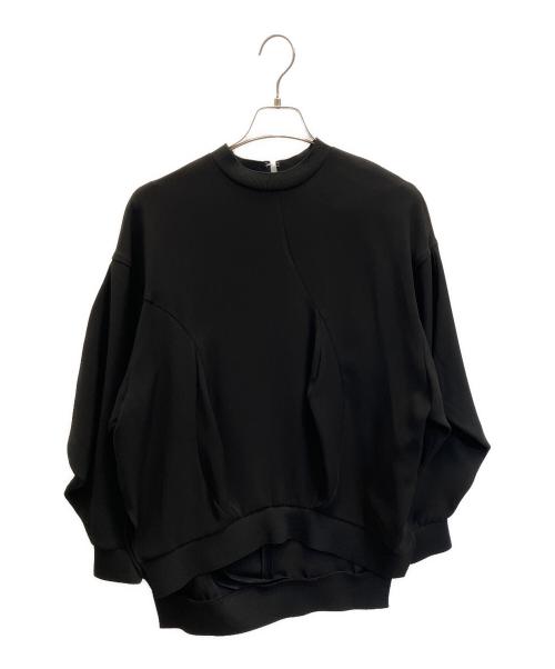 ENFOLD（エンフォルド）ENFOLD (エンフォルド) SEAM PULLOVER ブラック サイズ:38の古着・服飾アイテム